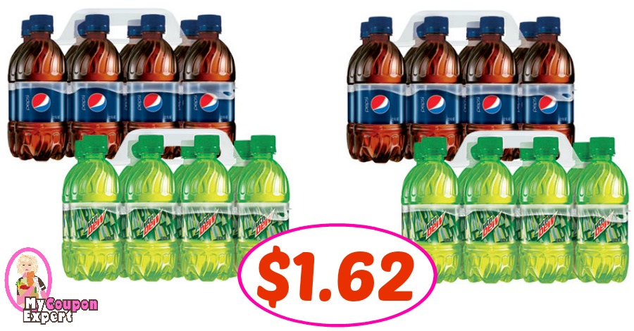 Pepsi 8 pack, 12 oz just $1.62 at Publix for some!!