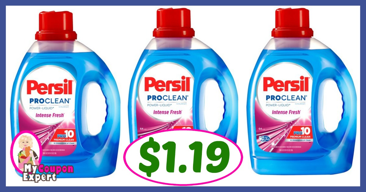 CVS Hot Deal Alert!! Persil Laundry Detergent Only $1.19 after sale and coupons