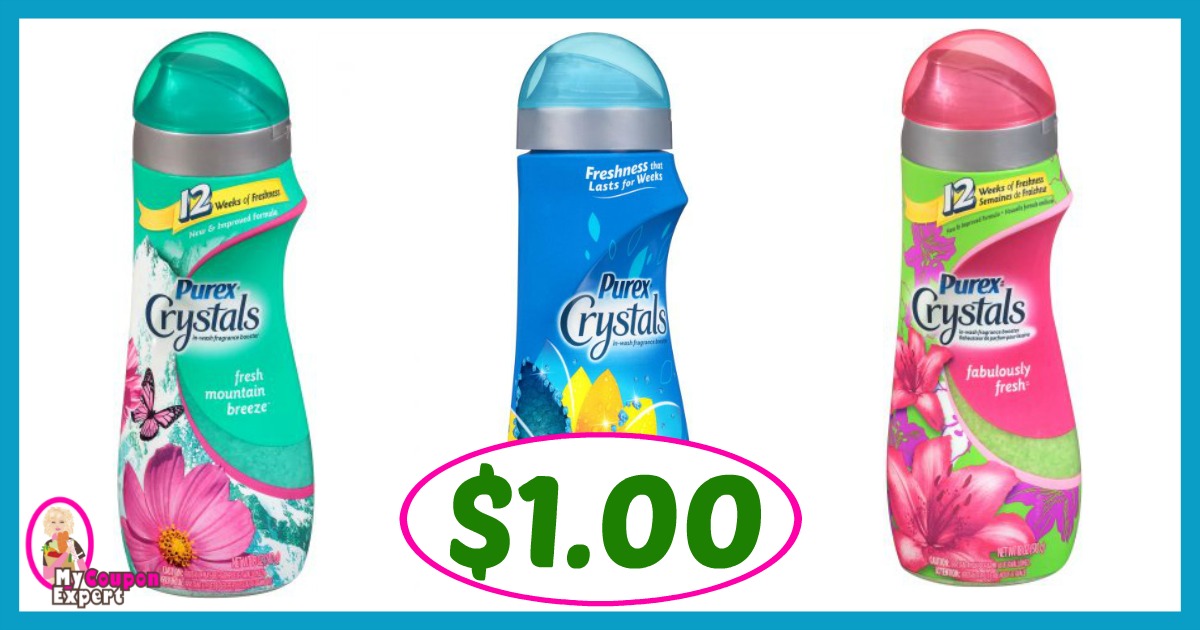 Purex Crystals just $1.00 each at Publix RIGHT NOW!