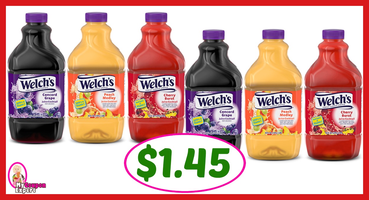 Publix Hot Deal Alert! Welch’s Juice Only $1.45 after sale and coupons