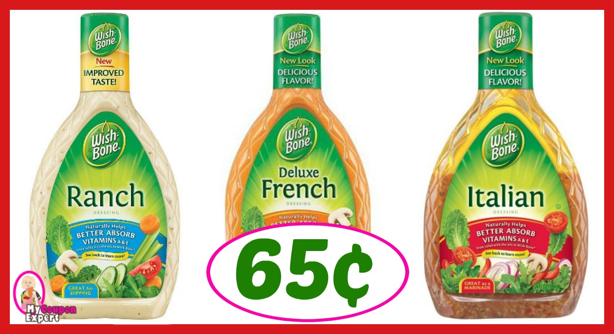 Publix Hot Deal Alert! Wish-Bone Dressing Only 65¢ after sale and coupons