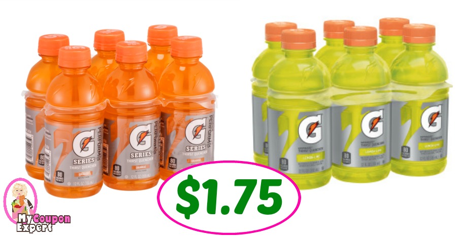 Gatorade 6 pack, 12 oz just $1.75 for some at Publix!