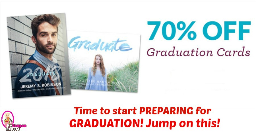 Graduation Cards 70% off RIGHT NOW! This is a great deal!