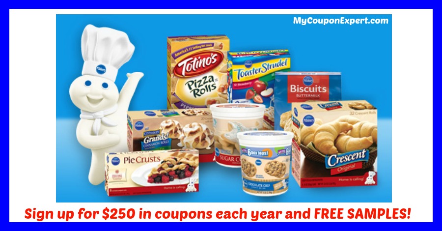Look!  Sign up with Pillsbury for HOT COUPONS & Samples!!