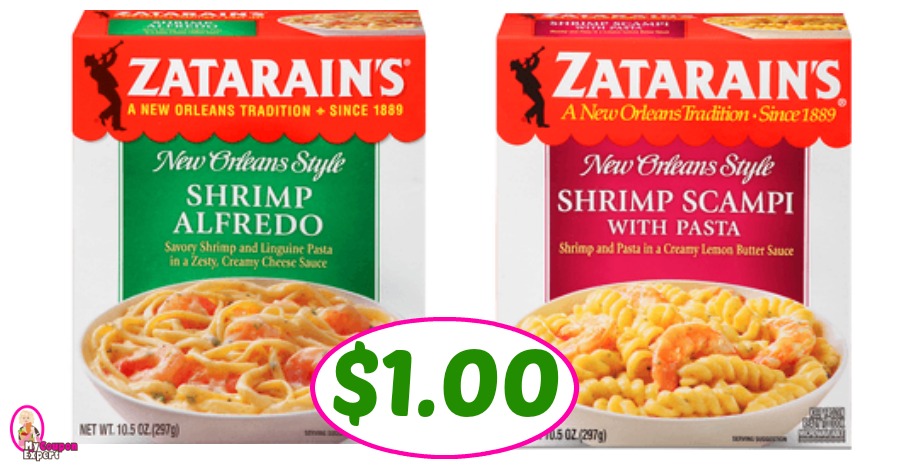 Zatarains Frozen Entrees just $1.00 at Publix!