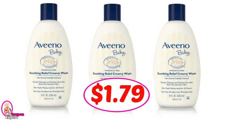 Aveeno Baby Body Wash just $1.79 at Publix!