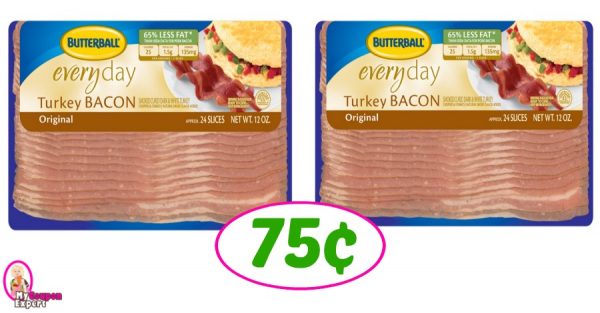 Butterball Turkey Bacon just 75¢ at Publix!! Look!