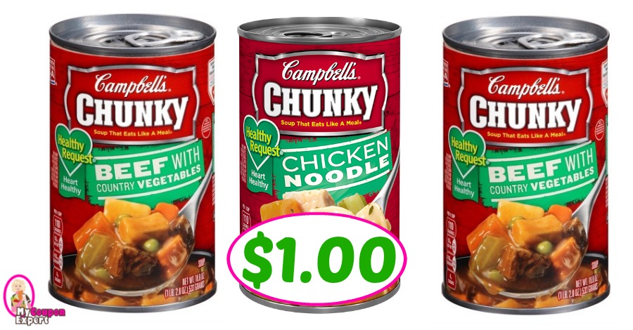 Campbell’s Chunky Soup just a Buck at Publix!