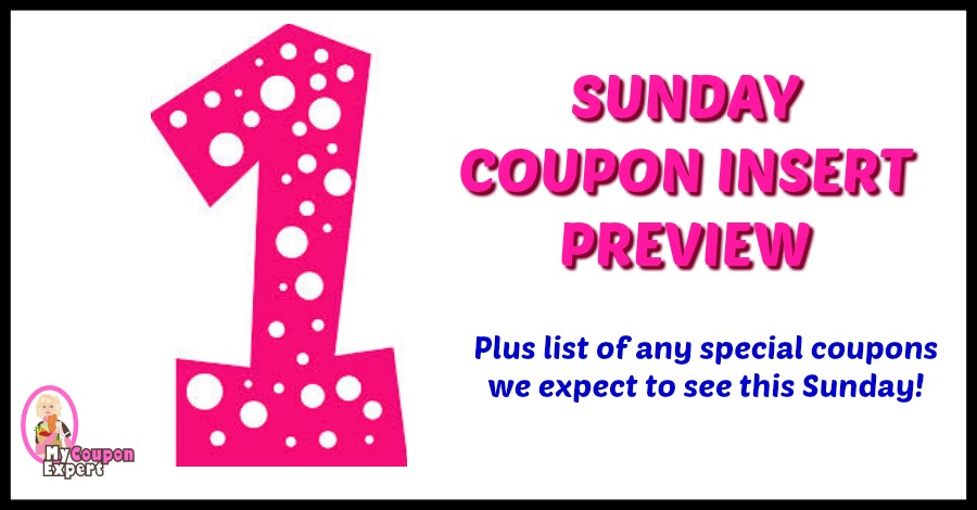 P&G Insert coming on Sunday, April 1st!!