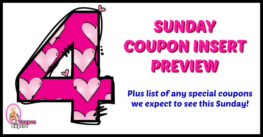 Coupon Inserts for March 31st – FOUR INSERTS plus HOT Target Qs!