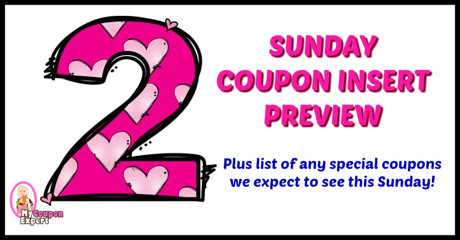 Coupon Insert Preview – Sunday, April 22nd!