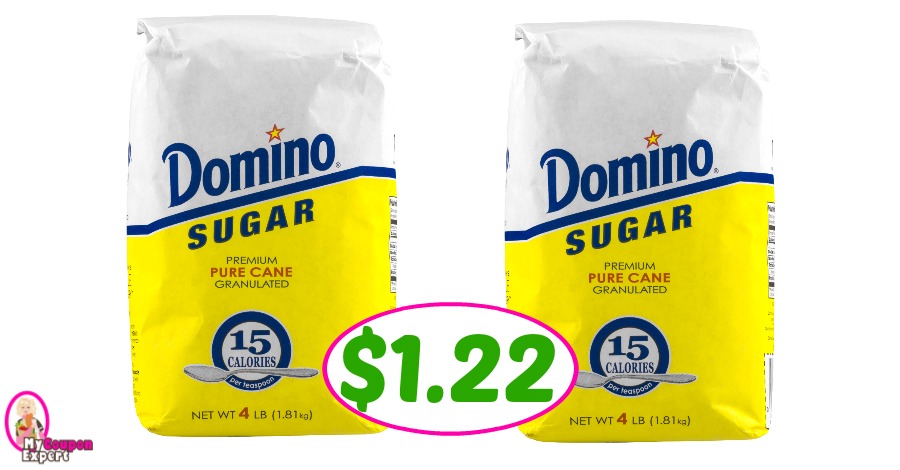 Domino Sugar, 4 lb bag just $1.22 at Publix!