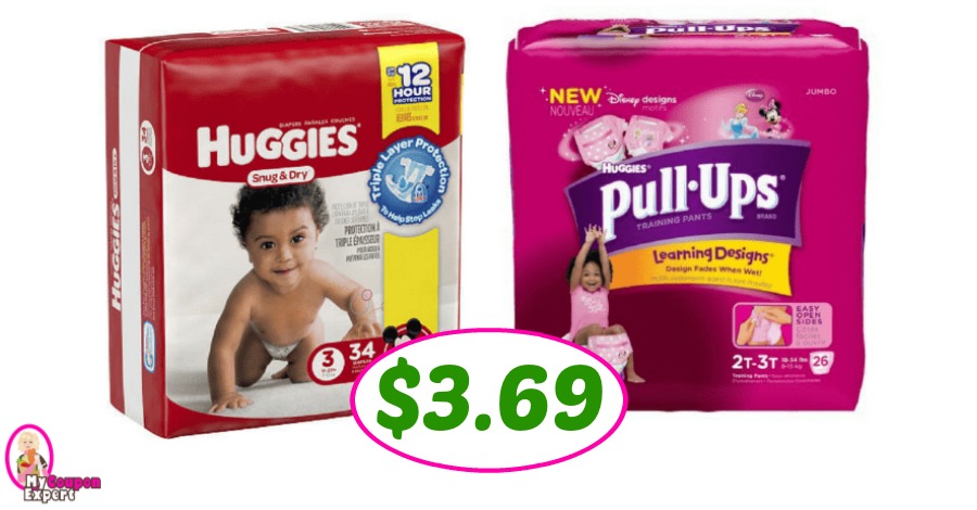Huggies Diapers just $3.69 at Publix!!