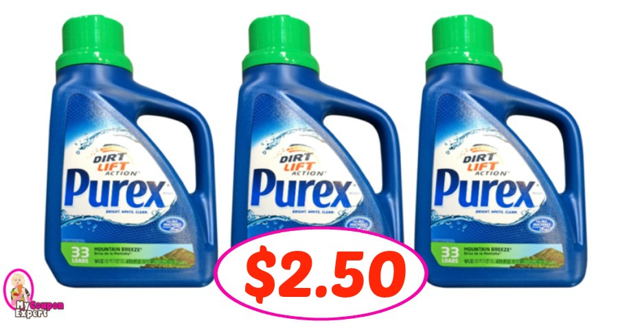 Purex Laundry Detergent $2.50 each at Publix!