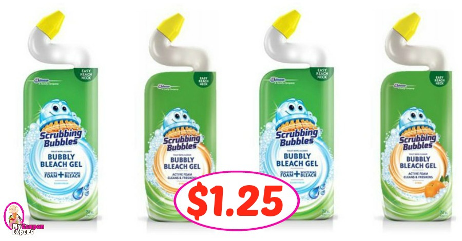 Scrubbing Bubbles Toilet Cleaner $1.25 at Publix!