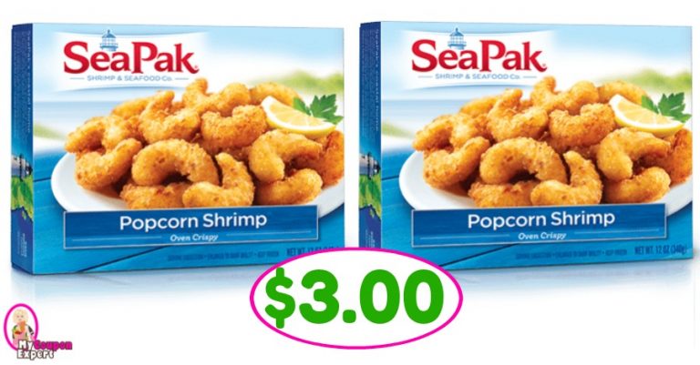 Seapak Shrimp just $3.00 each at Winn Dixie!