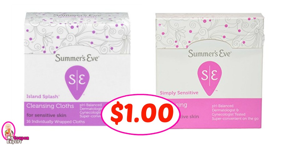 Summer’s Eve Products just $1.00 at Publix!