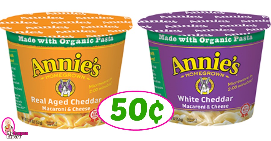 Annies Mac and Cheese Cups just 50¢ at Publix!