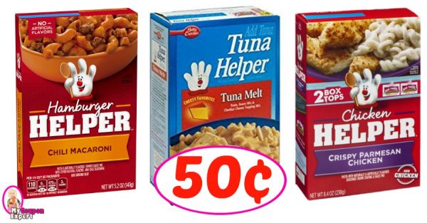 Hamburger or Tuna Helper just 50¢ at Publix!