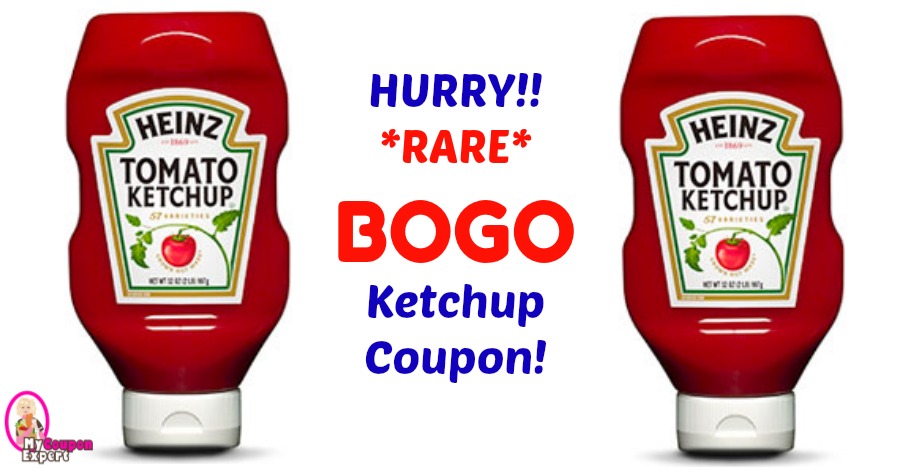 HURRY!!  Print your BOGO Heinz Ketchup Coupon!!!