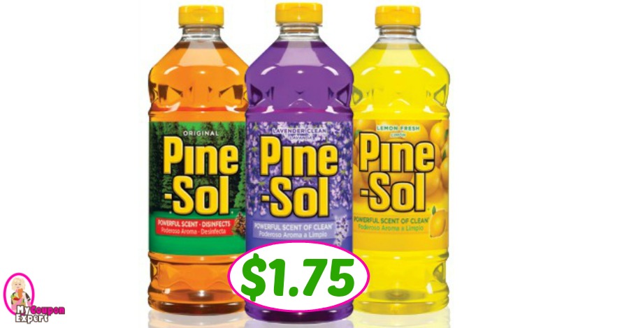 Pine-Sol 48 oz just $1.75 at Publix this week!