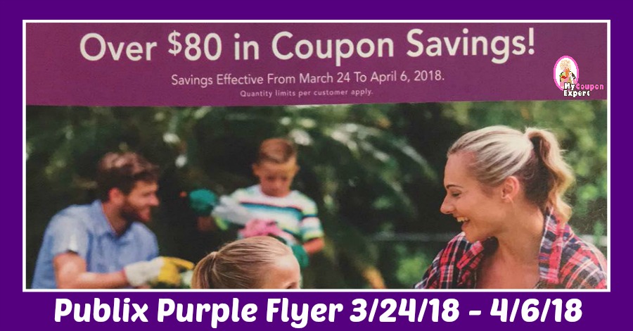Publix Purple Advantage Flyer March 24th – April 6th!