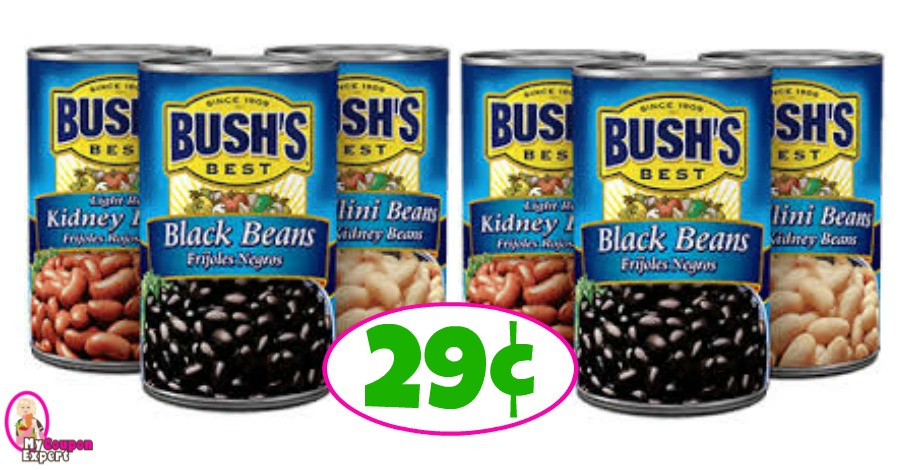 Bush’s Beans just 29¢ each at Publix!