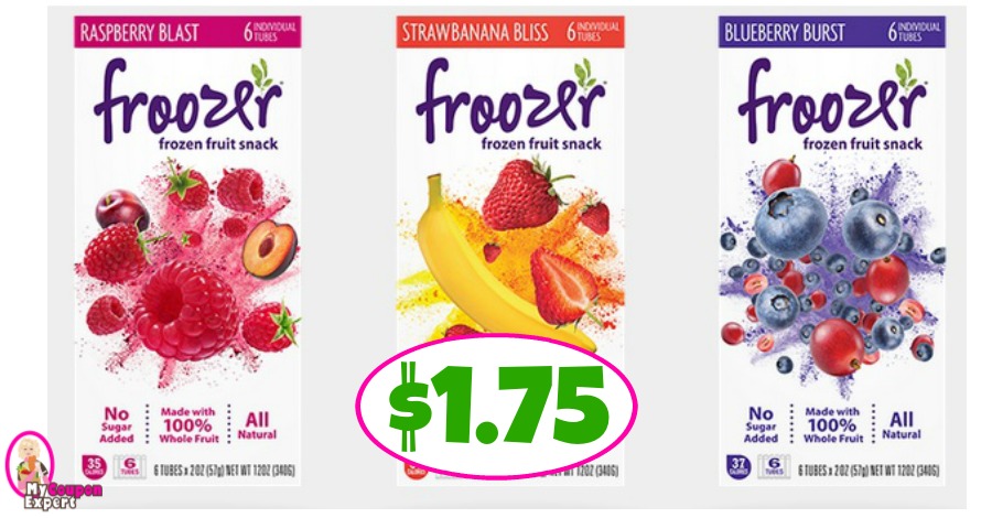 Froozer Frozen Fruit Snacks $1.75 at Publix!  Yummy!