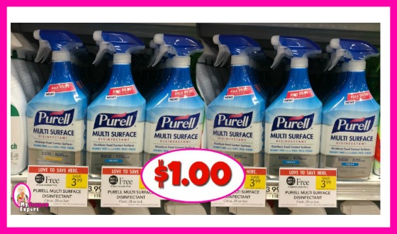 Purell Multi Disinfectant Spray $1.00 at Publix!