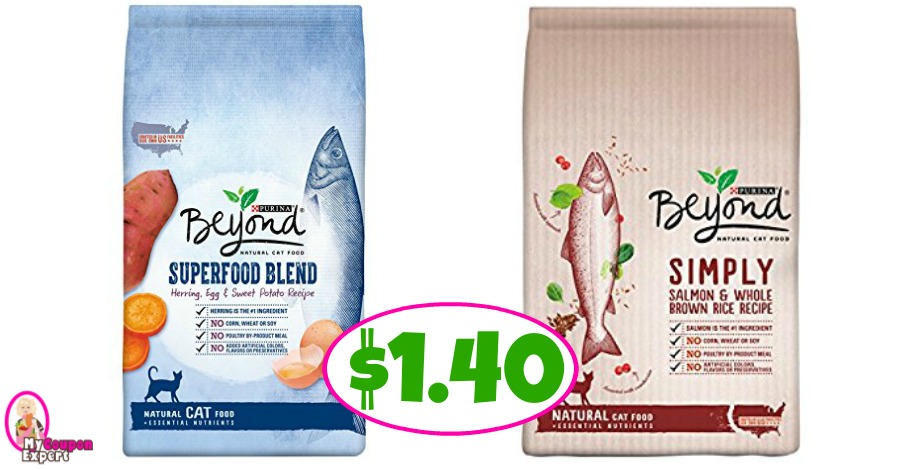 Purina Beyond Naturals Cat Food $1.40 at Publix!