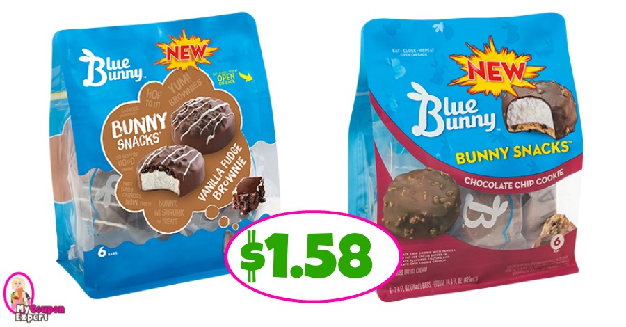 YUMMY!  Blue Bunny Bunny Snacks just $1.58 each at Publix!