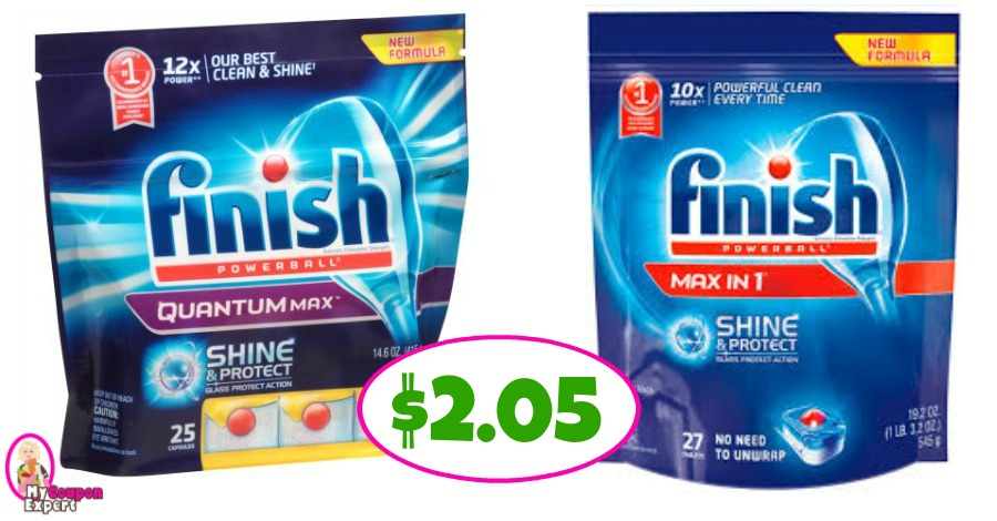Finish Dish Tabs just $2.05 each at Publix!