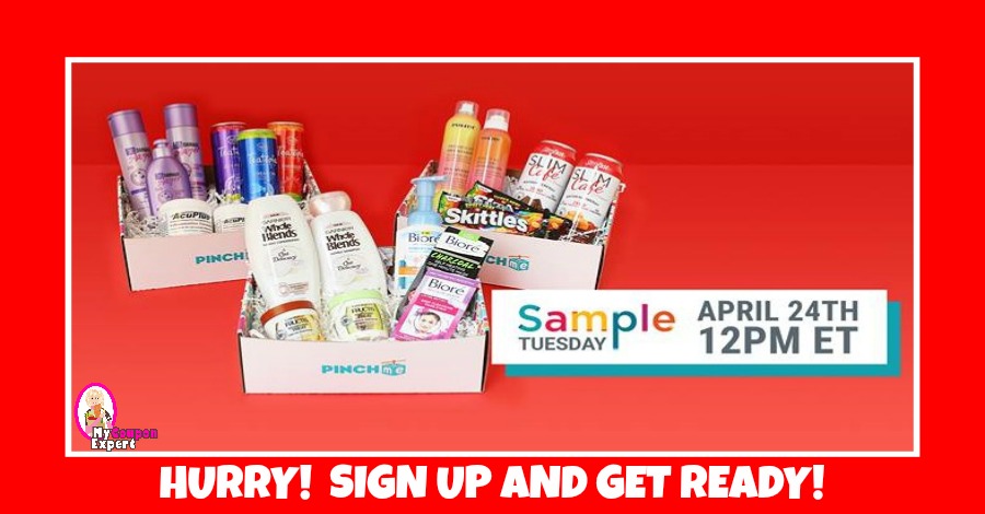 Make sure you are signed up for PRODUCT SAMPLE BOXES!