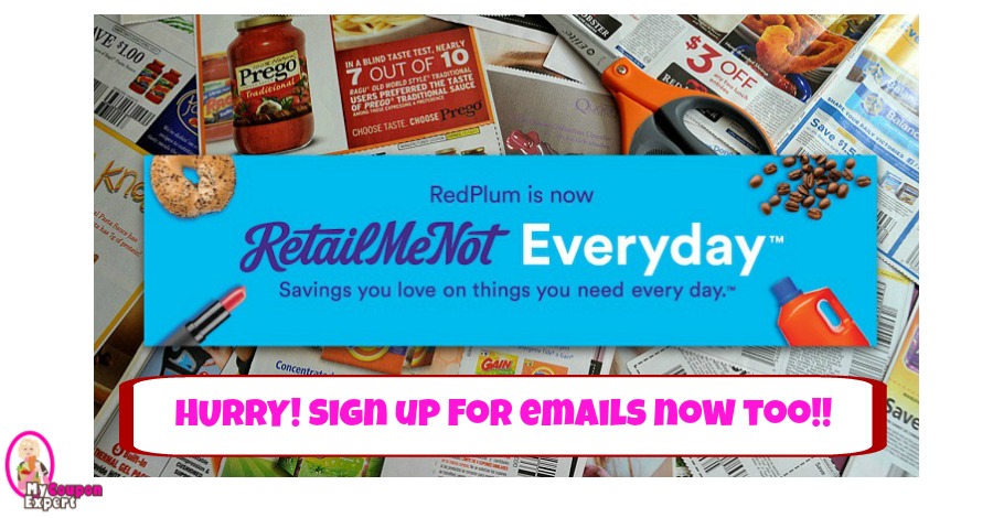 Sign up for RetailMeNot Emails for Deals!