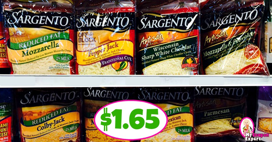 Sargento Shredded Cheese $1.65 at Publix!