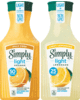 Save  on ONE (1) 52 fl. oz. carafe of Simply Light Orange or Simply Light Lemonade, any variety , $0.75