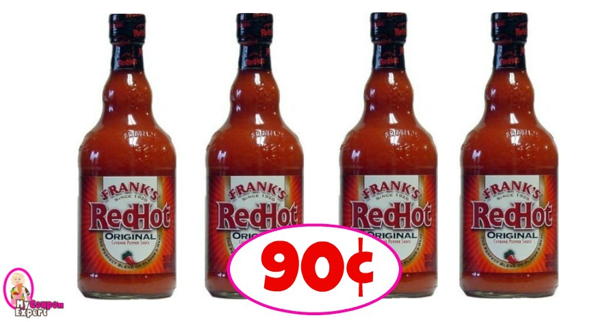Frank’s RedHot Sauce 90¢ at Publix!