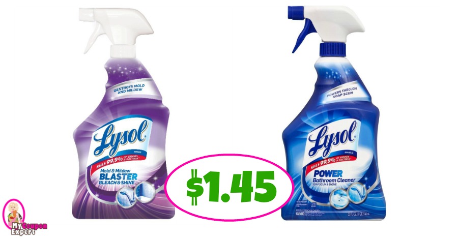 Lysol Bathroom Cleaner just $1.45 each at Publix!