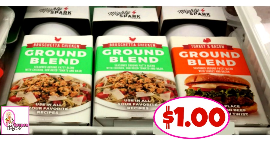 Mighty Spark Ground Blend Turkey or Chicken $1.00 at Publix!