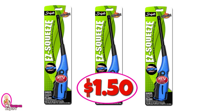 Scripto EZ-Squeeze Lighters $1.50 at Publix!