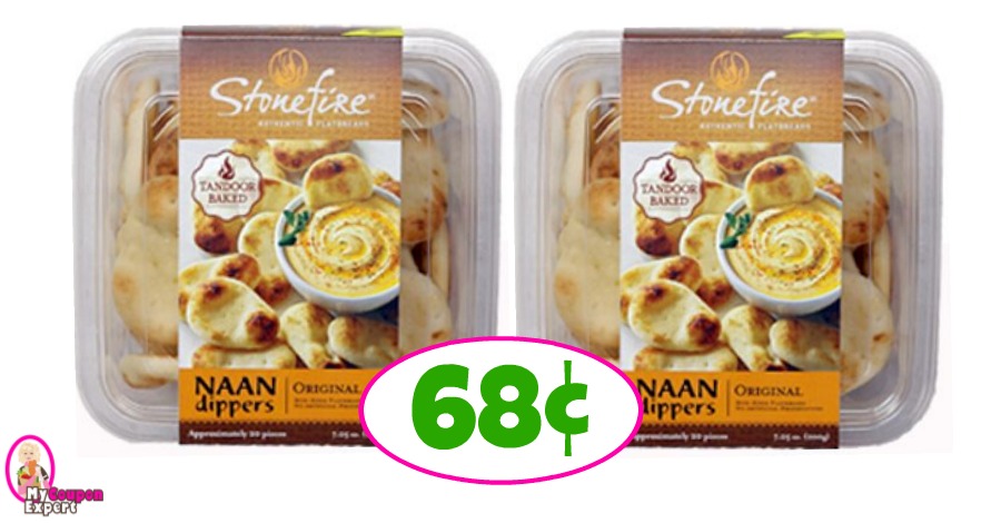 Stonefire Naan Dippers 68¢ at Publix!
