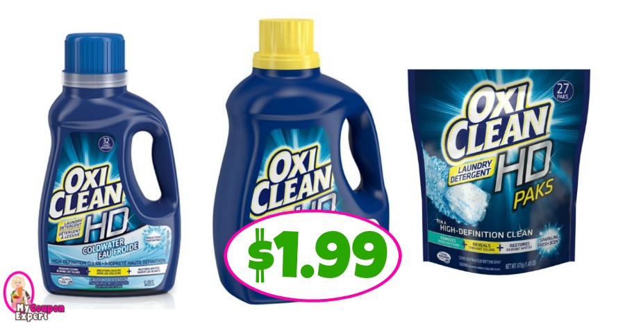 OxiClean Detergent just $1.99 at Publix NOW!
