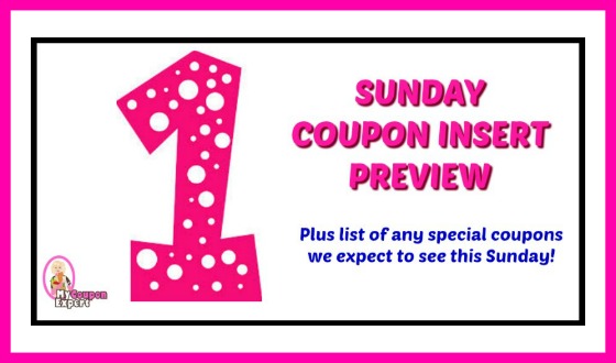 Coupon Inserts Sunday, July 1st plus HOT Target Qs!!
