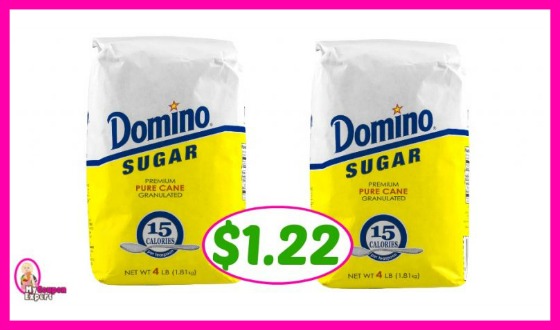 Domino Sugar 4 lb bag – $1.22 at Publix!