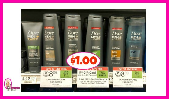 Dove Men+ Care Products – $1.00 each at Publix! *NEW DEAL*