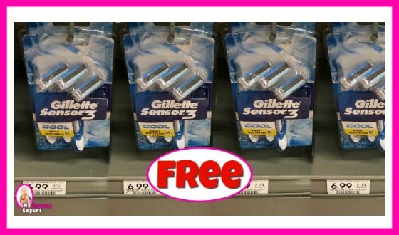 Gillette Sensor3 Razors FREE at Publix!
