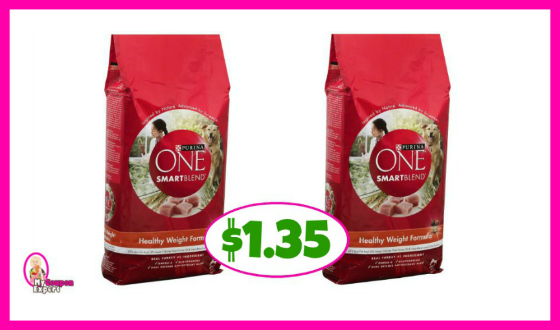 Purina One SmartBlend Dog Food – $1.35 at Publix! *New Coupon*
