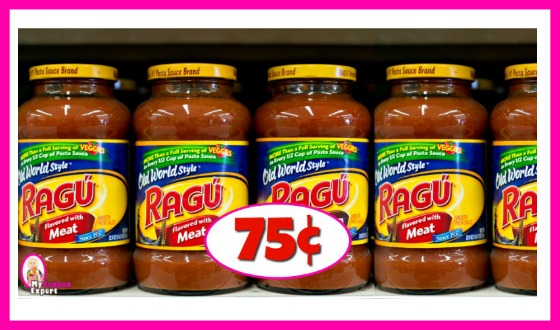 Ragu Sauces just 75¢ each at Publix!
