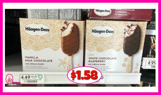 Haagen-Daz Ice Cream Bars $1.58 at Publix!