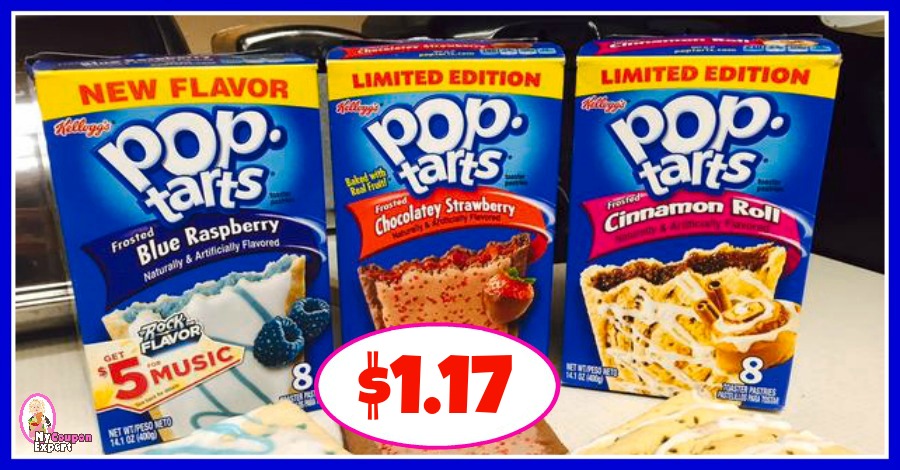 Kellogg’s Pop Tarts $1.17 at Publix!